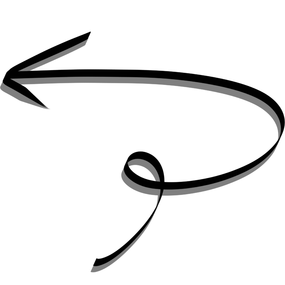 Drawing arrows with hand drawn editable png