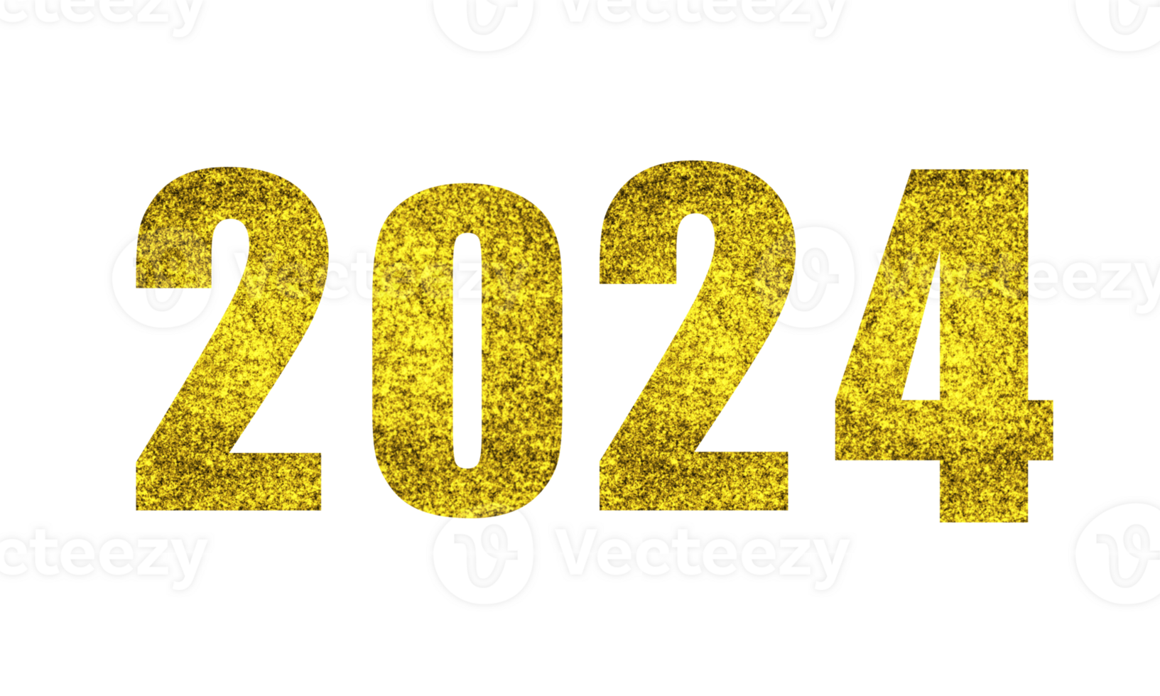 2024 , golden,number png