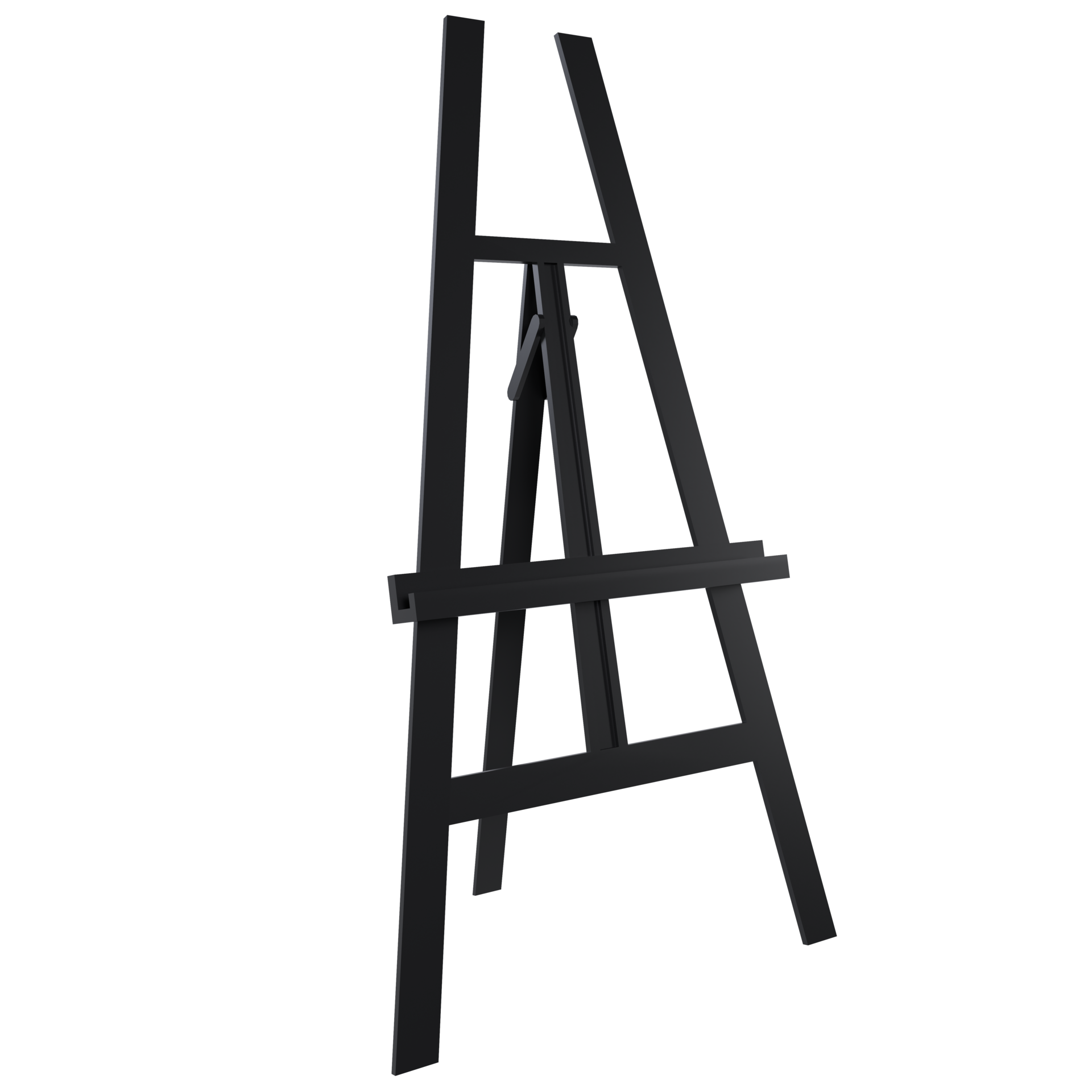 a black easel on a transparent background 33535380 PNG