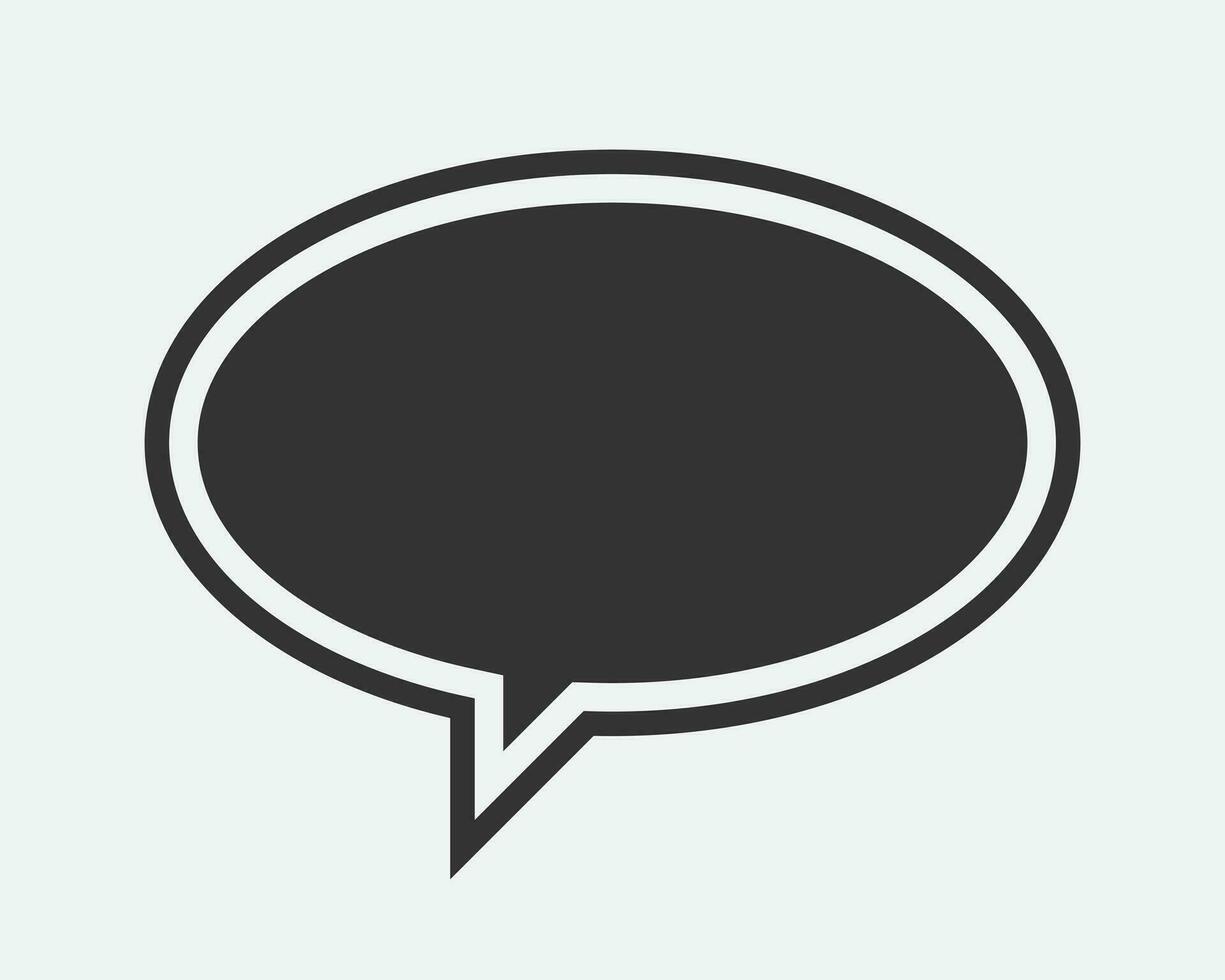 Talk bubble speech icon. Blank empty bubbles vector design elements. Chat on line symbol template. Dialogue balloon sticker silhouette.