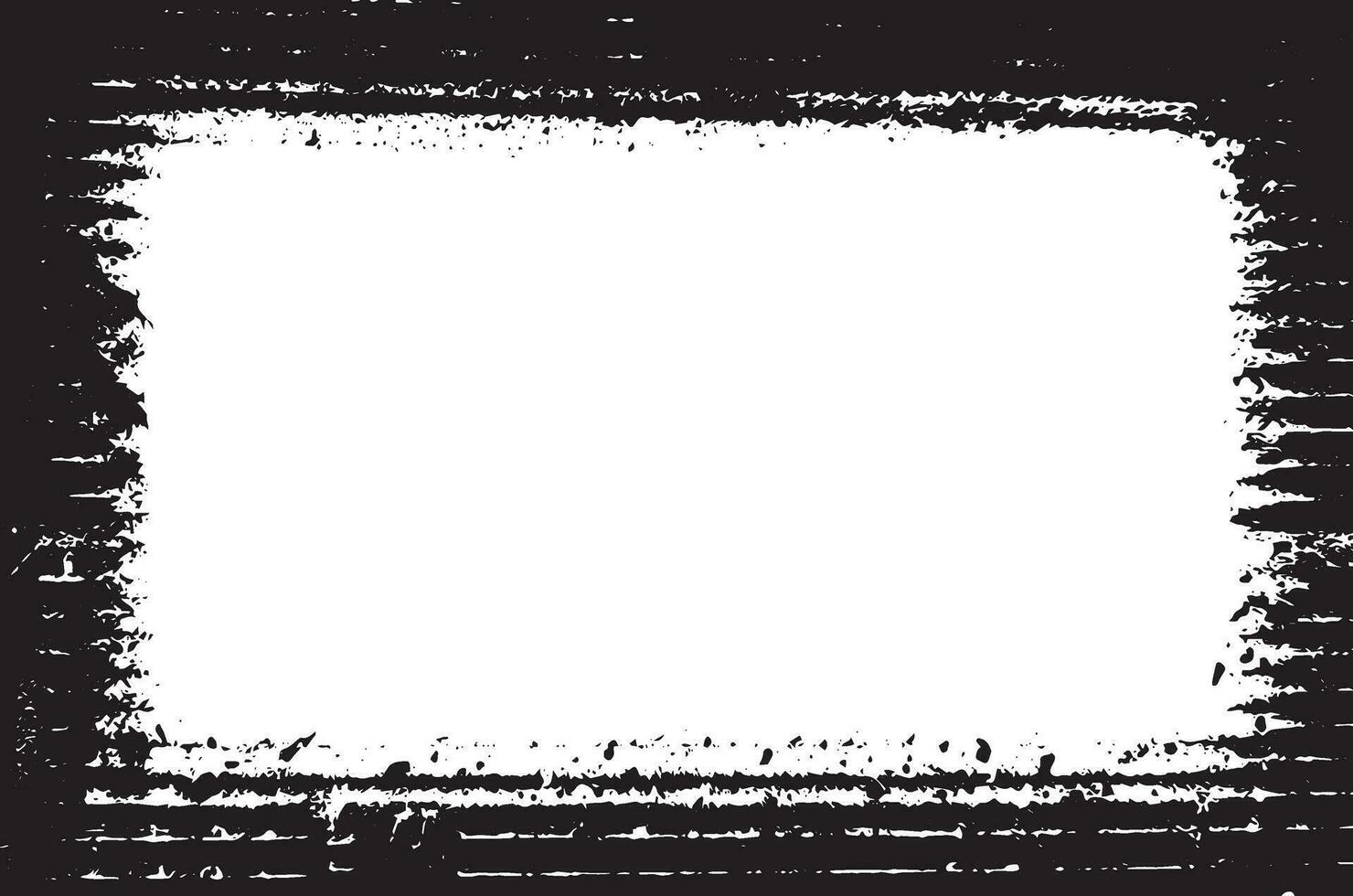 a white square frame on a cracked wall, Grunge border, backgrounds textured photographic effect template vector