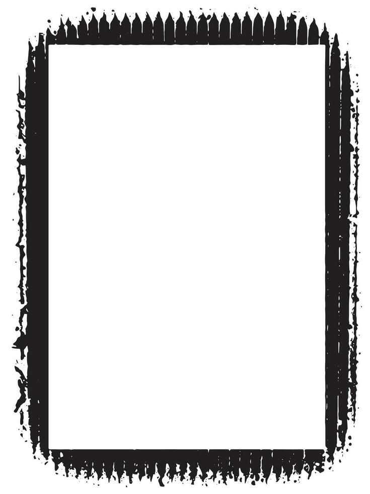 a white square frame on a cracked wall, Grunge border, backgrounds textured photographic effect template vector