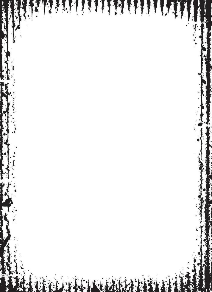 un blanco cuadrado marco en un agrietado muro, grunge borde, antecedentes texturizado fotográfico efecto modelo vector