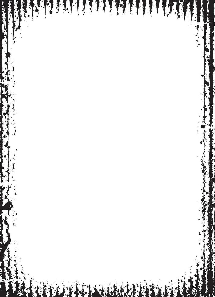 a white square frame on a cracked wall, Grunge border, backgrounds textured photographic effect template vector