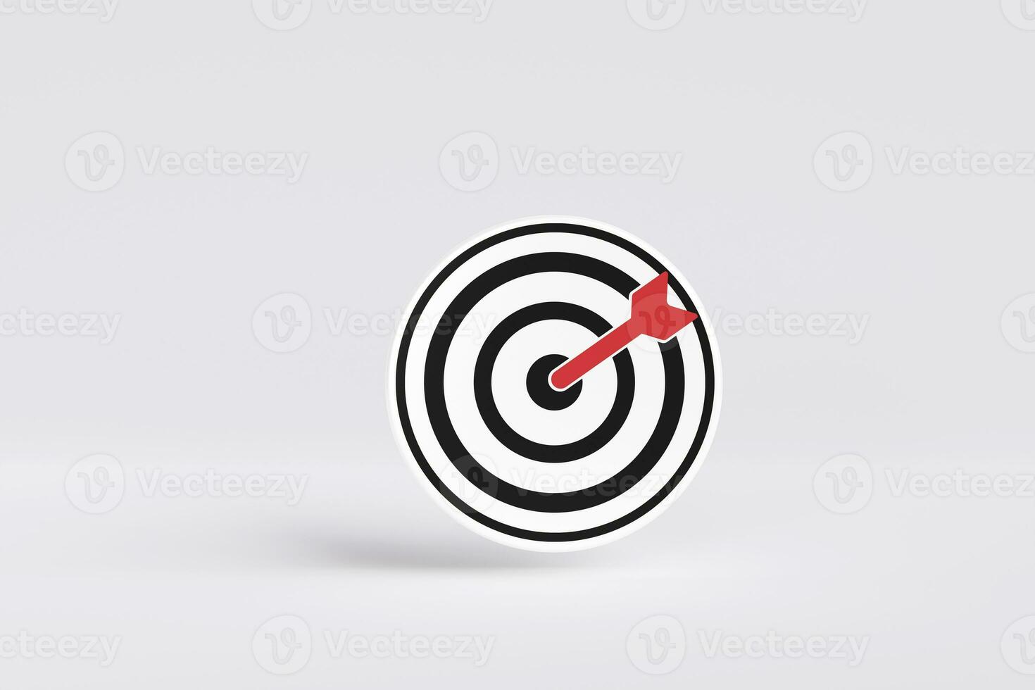 target board with copy space. concept of business symbol target audience, selecting a target audience for business success, and achievement of objectives. photo