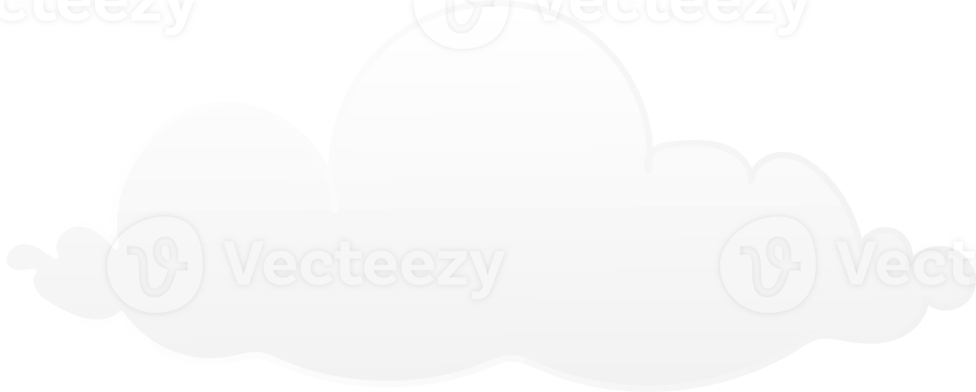 Illustration of clouds, Transparent background png