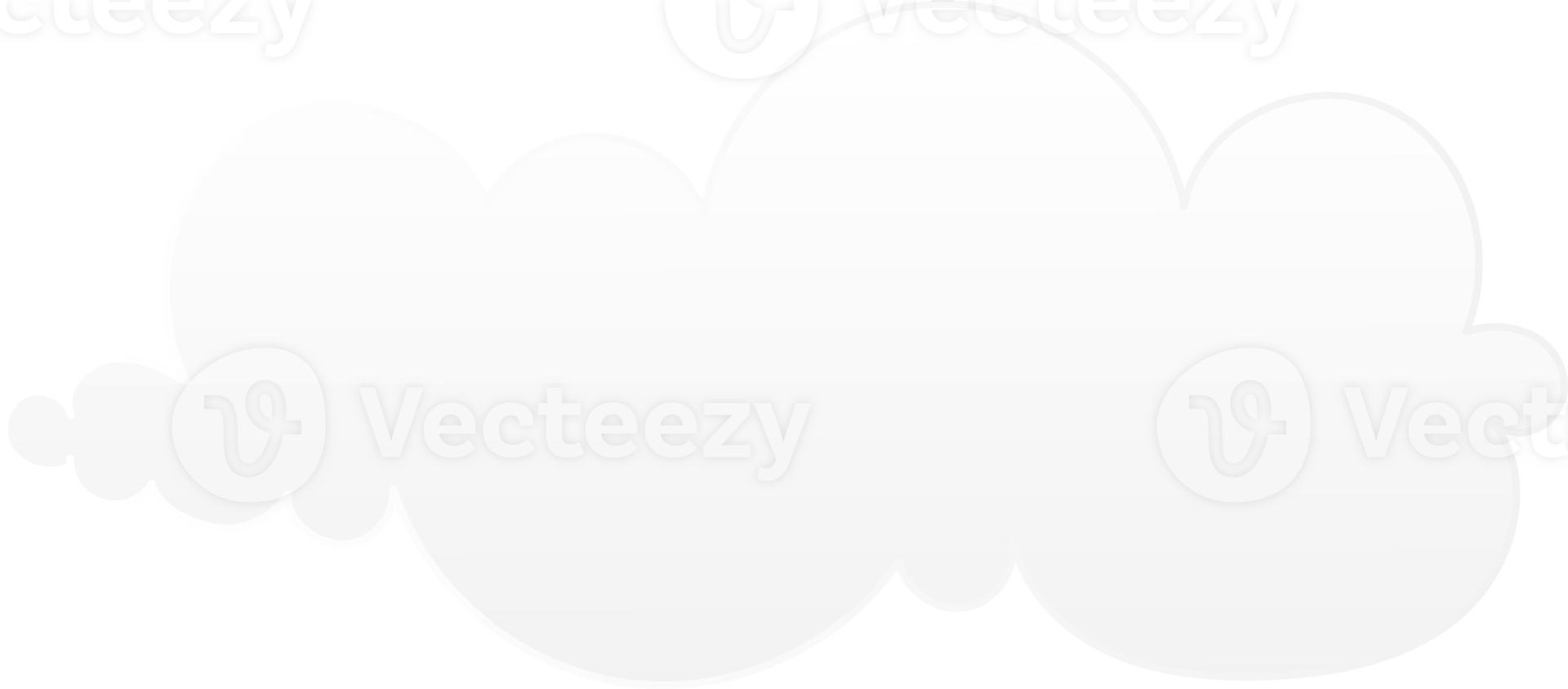 Illustration of clouds, Transparent background png
