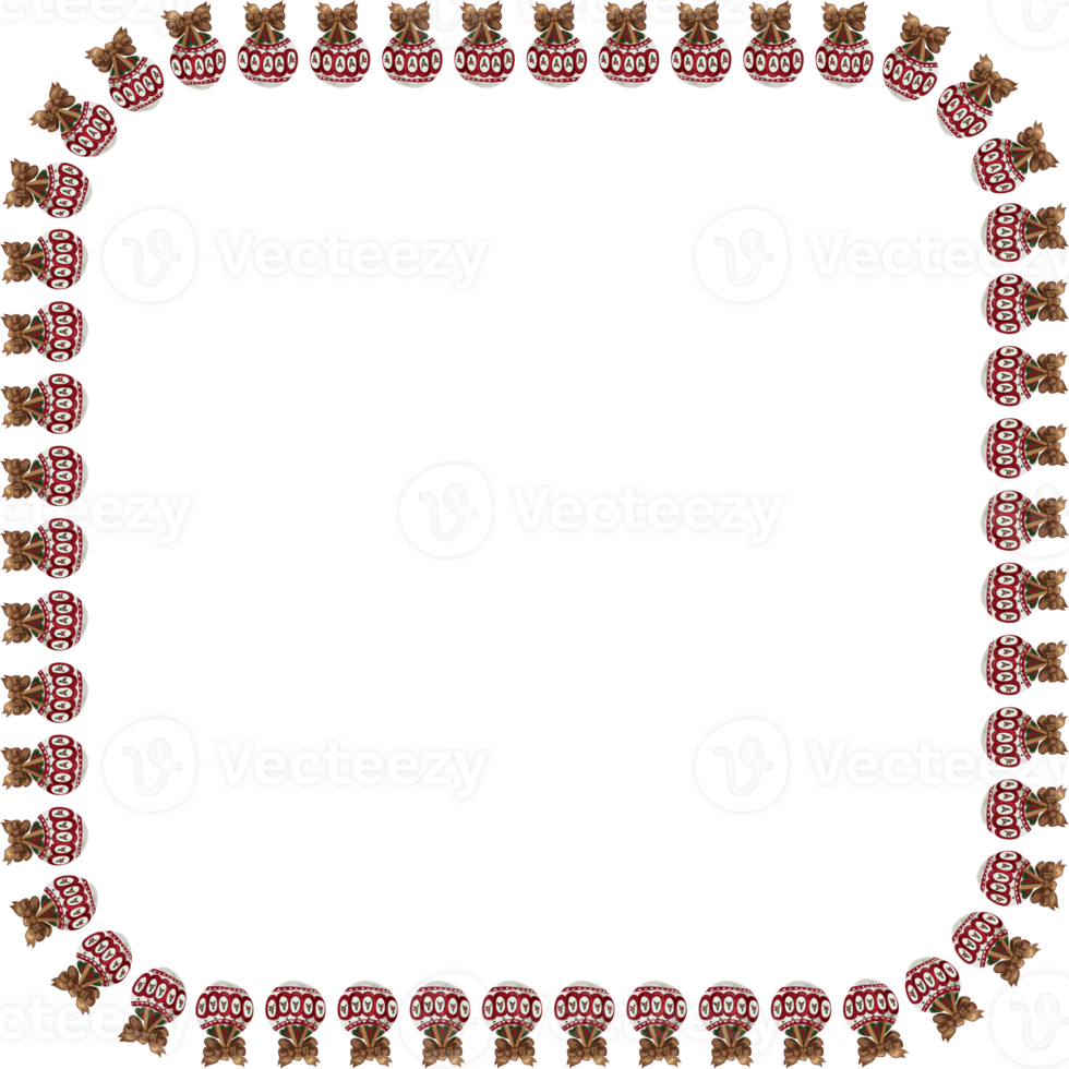 Christmas wreath frame. png