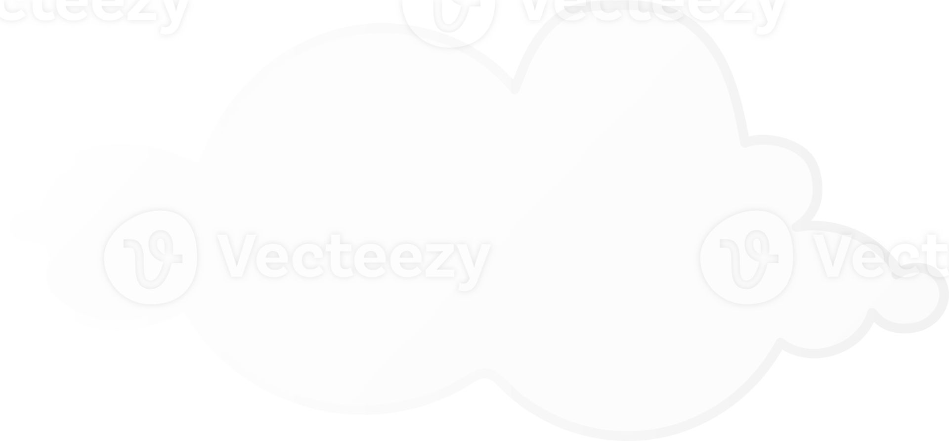 Illustration of clouds, Transparent background png