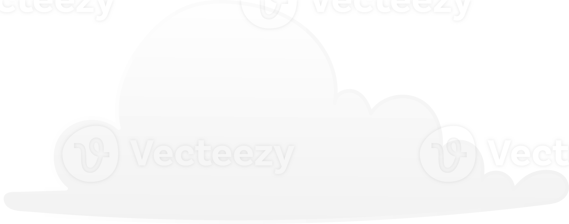 Illustration of clouds, Transparent background png