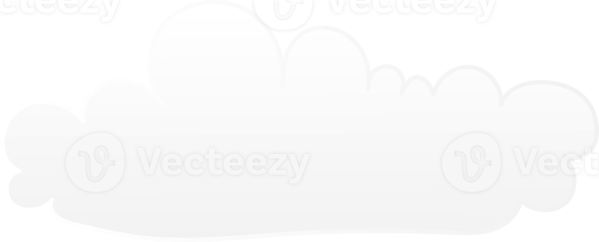 Illustration of clouds, Transparent background png
