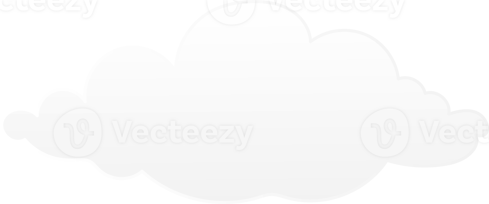 Illustration of clouds, Transparent background png
