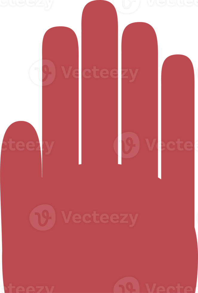 Hand Voting concept illustration. Transparent background png