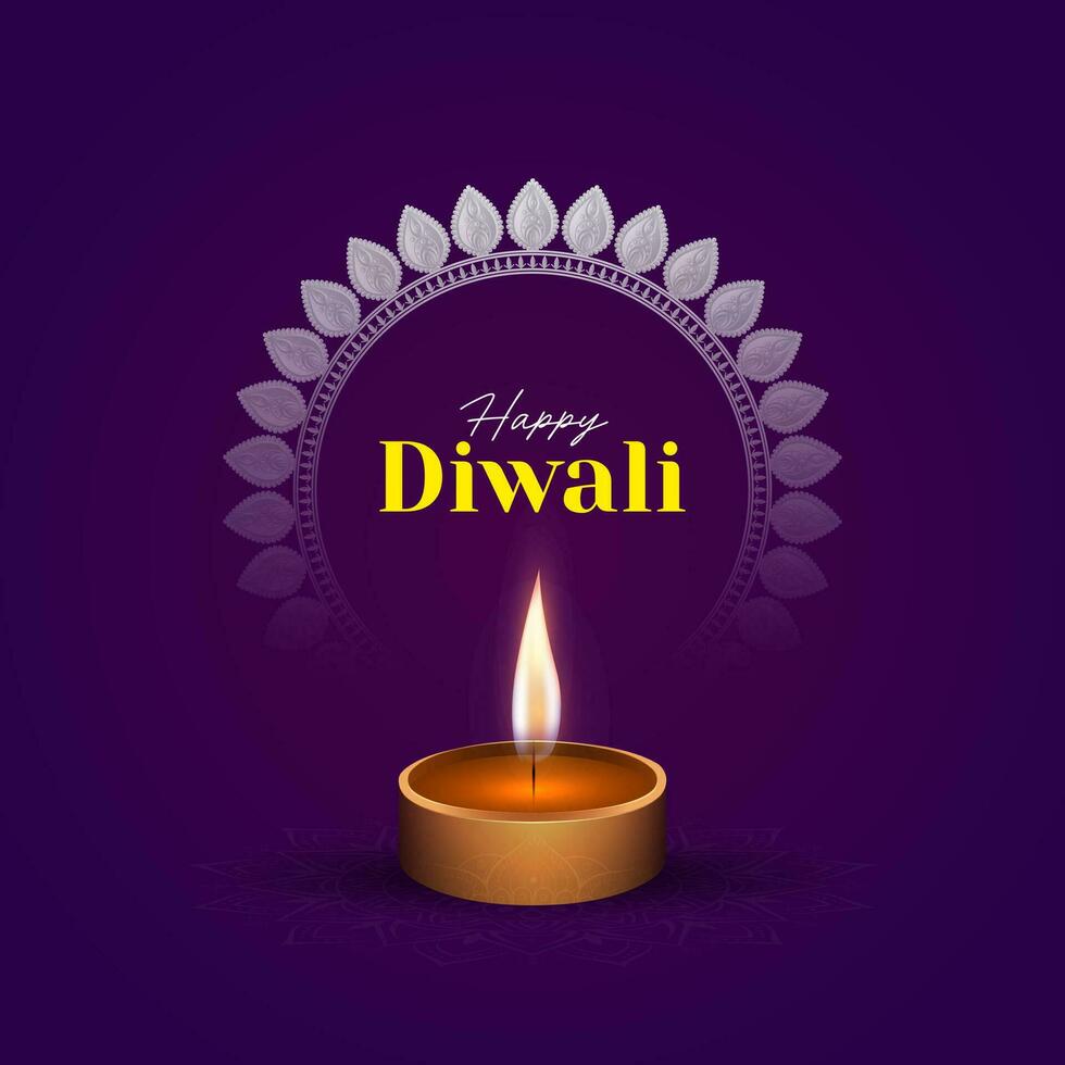 Happy Diwali Social Media Post for Advertisement, Status Wishes, Banner, Greeting Card vector