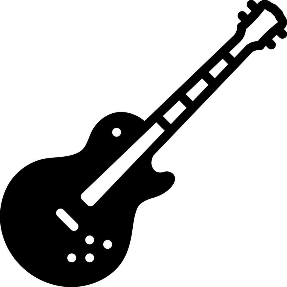 solid icon for gibson vector