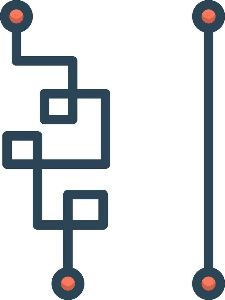 color icon for easier vector