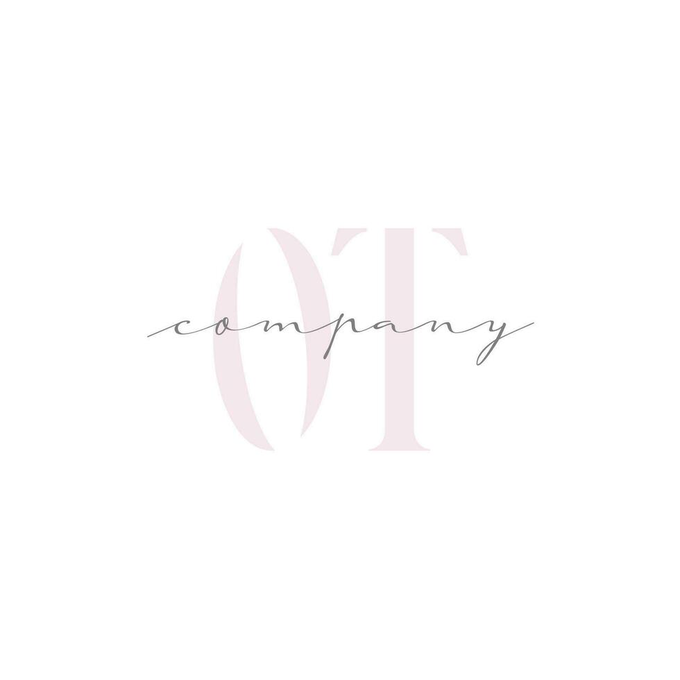 OT Beauty Initial Template Vector Design