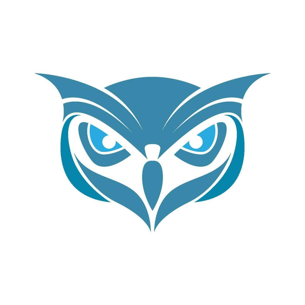 Owl logo design vector