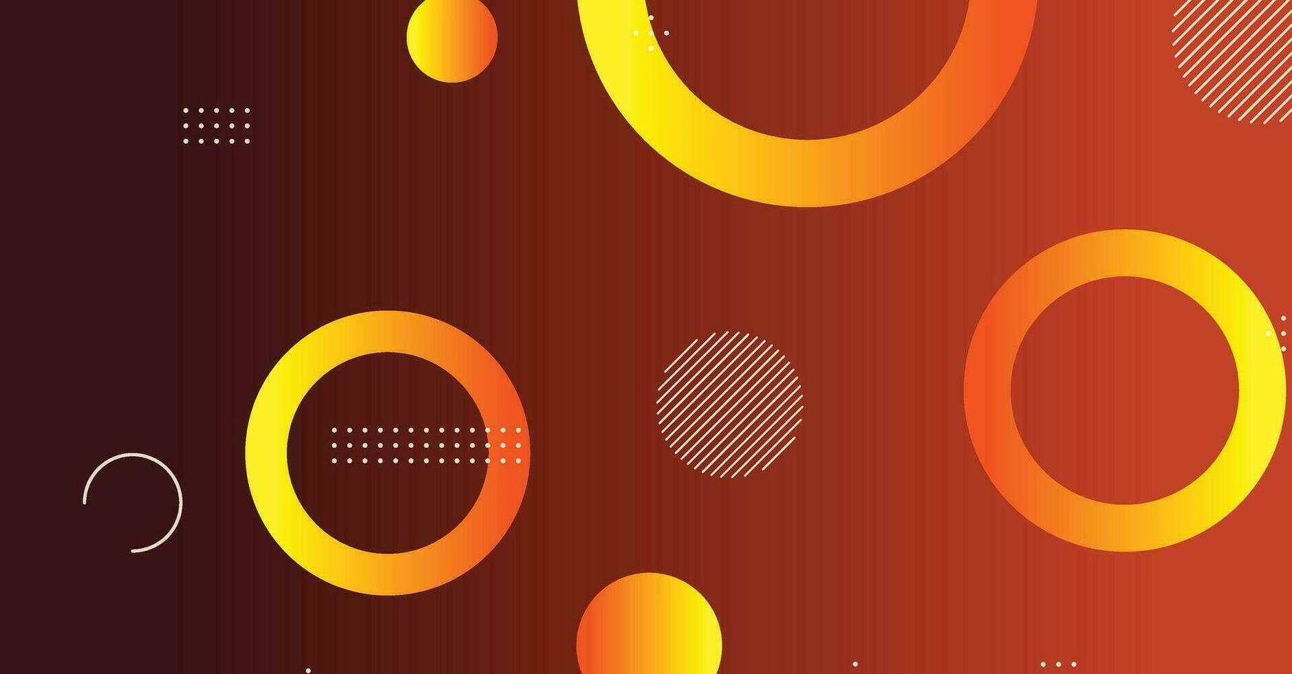 Abstract minimal gradient geometric circle background vector