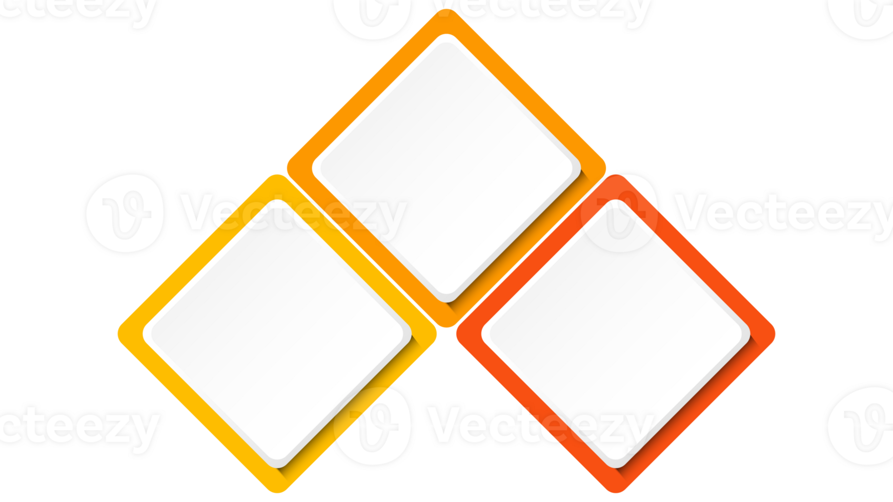 Infographic with 3 steps, process or options. png