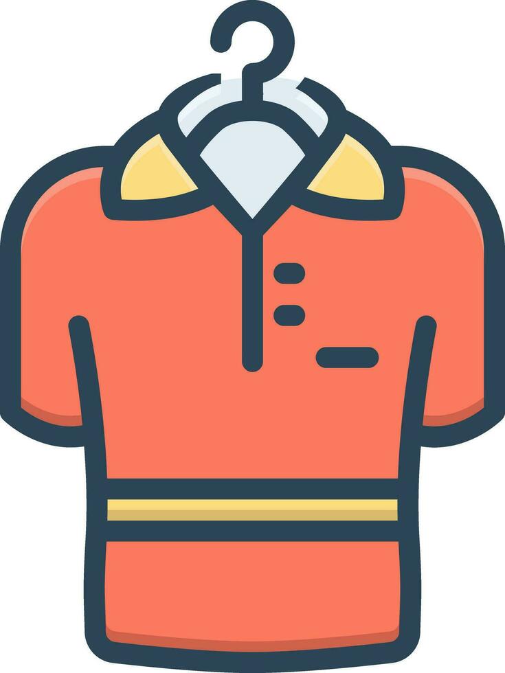 color icon for apparel vector