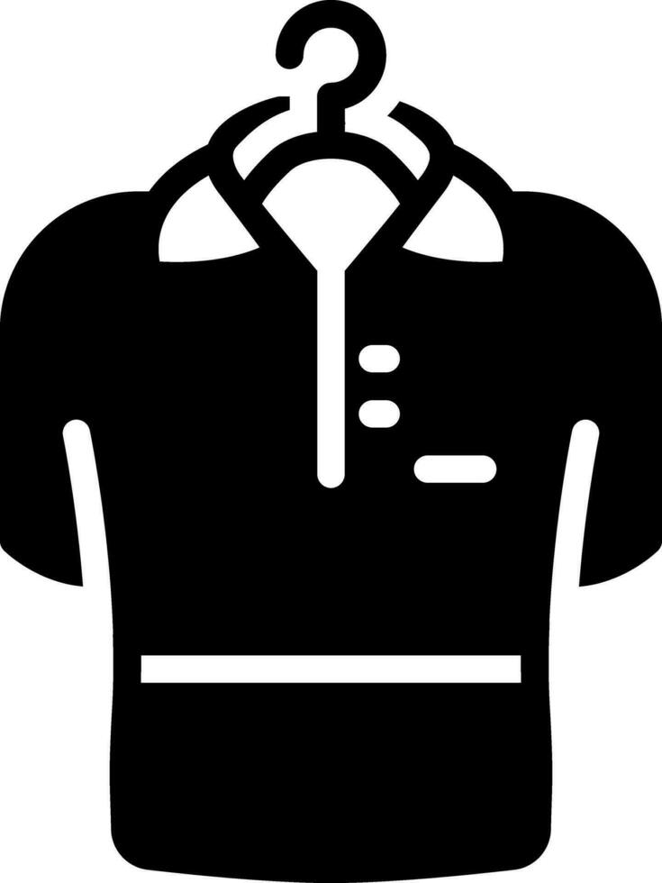 solid icon for apparel vector