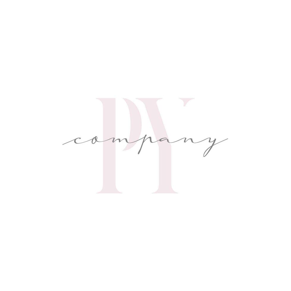 P Beauty Initial Template Vector Design