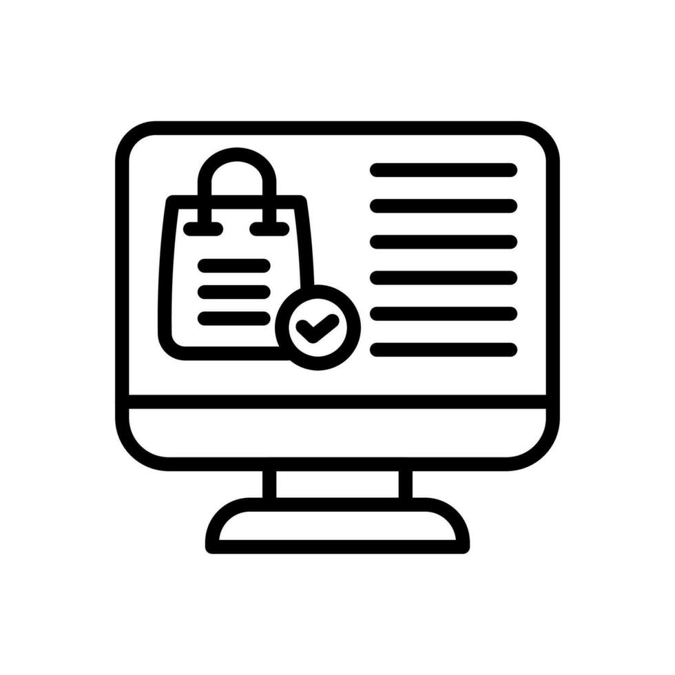 Online Order Icon in vector. illustration vector