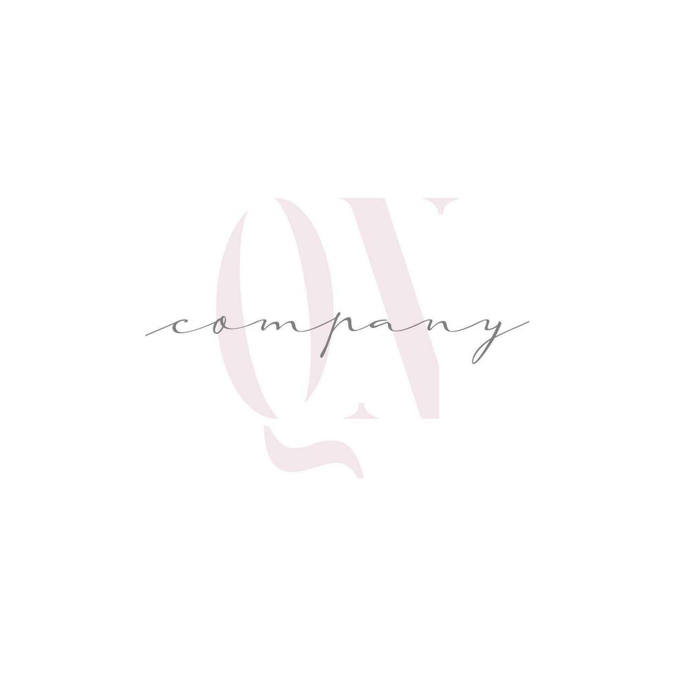 QN Beauty Initial Template Vector Design