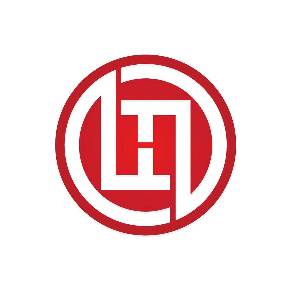 h logo hexágono ilustración icono vector