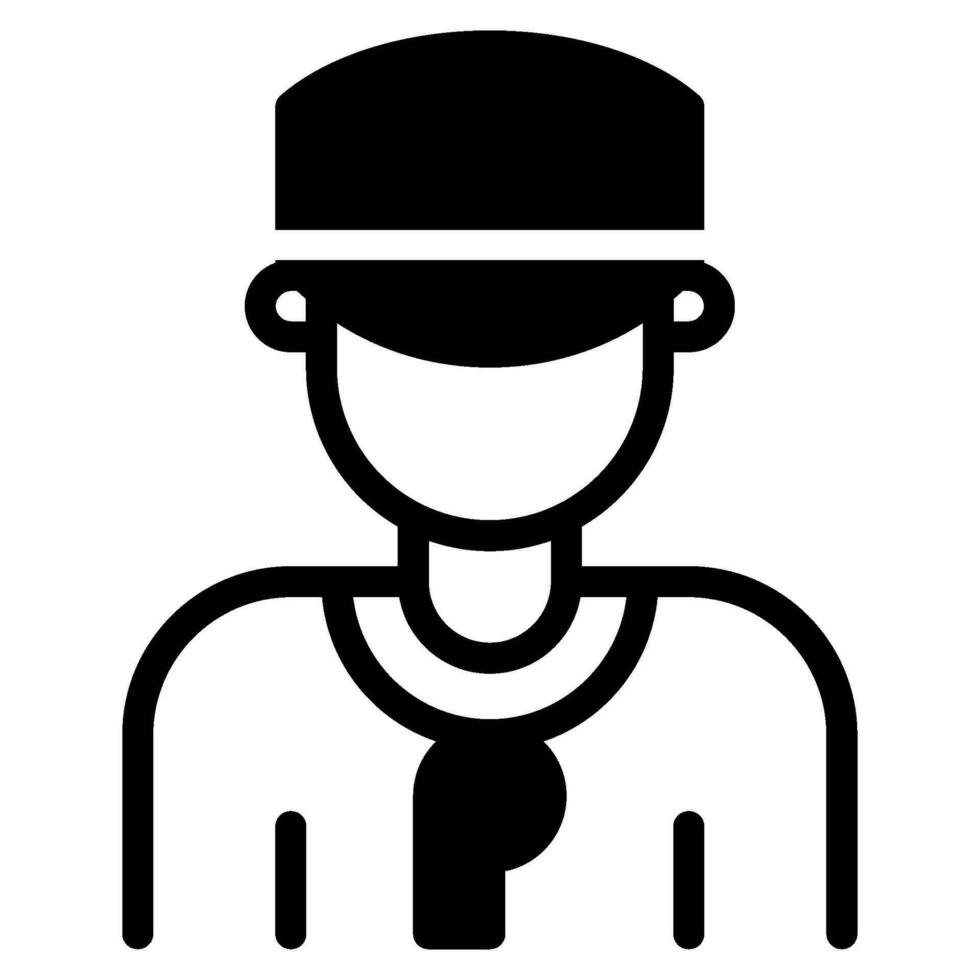 Coach icon Illustration, for UIUX, infographic, etc vector