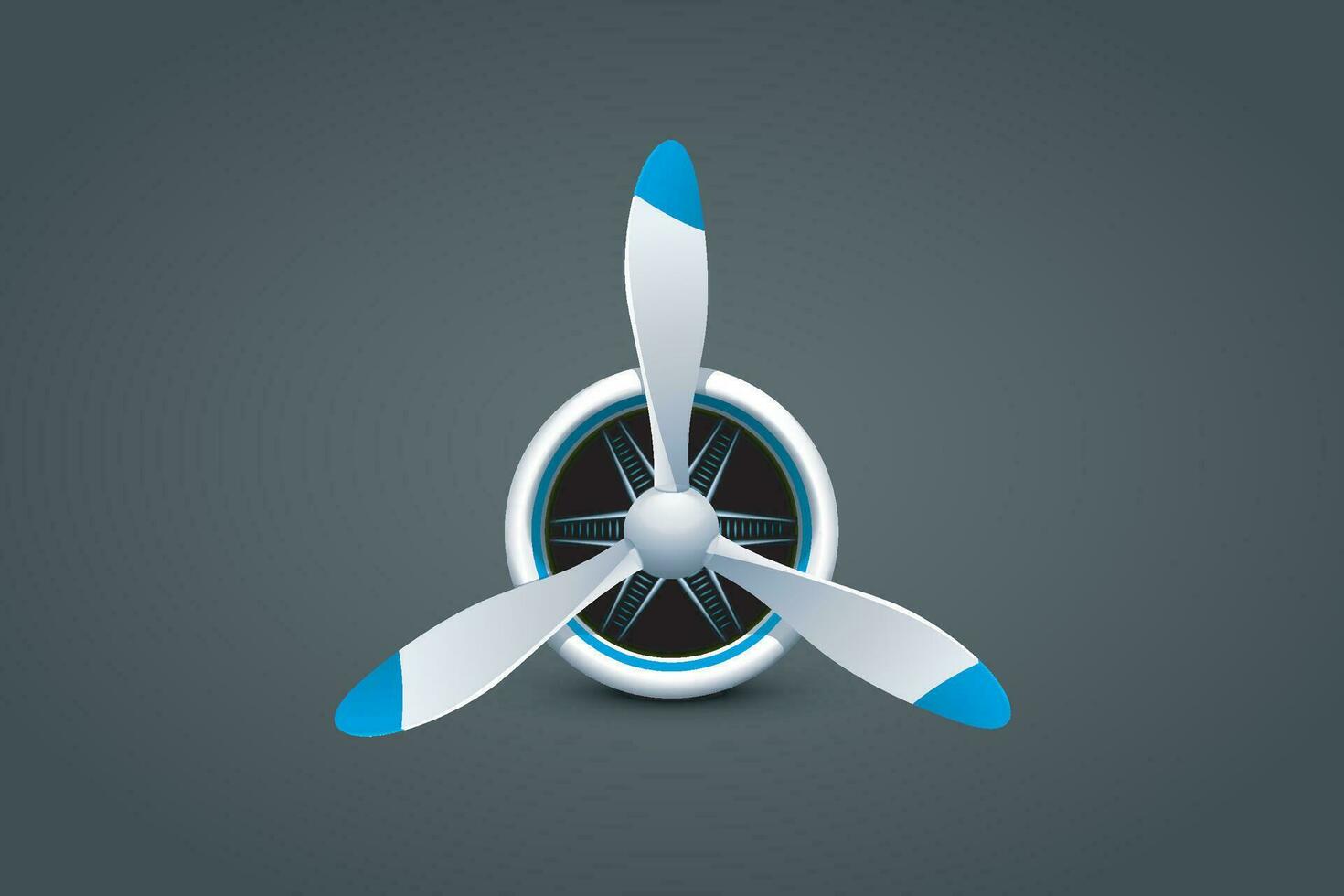 airplane type of engine vector