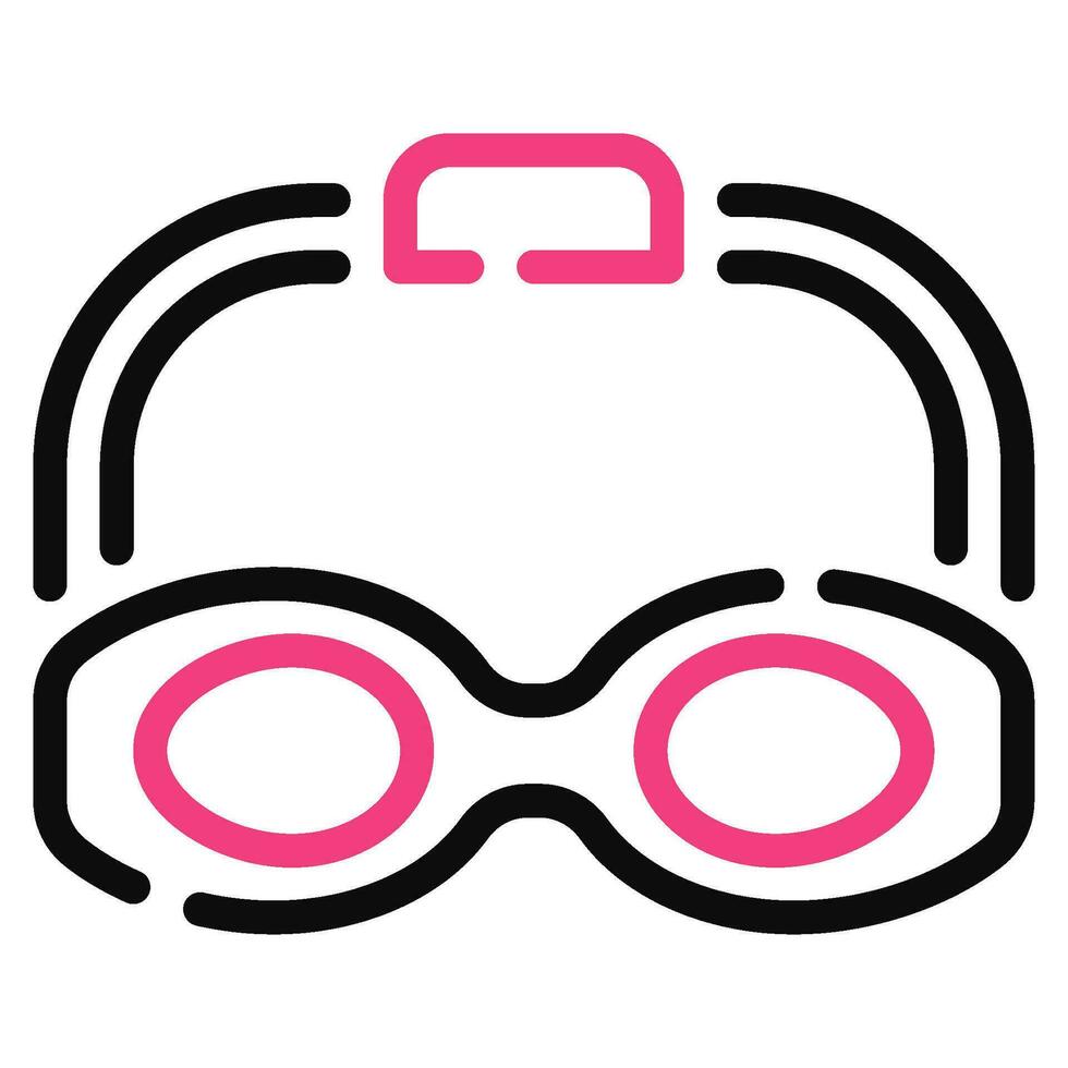 Swim Goggles icon Illustration, for UIUX, infographic, etc vector