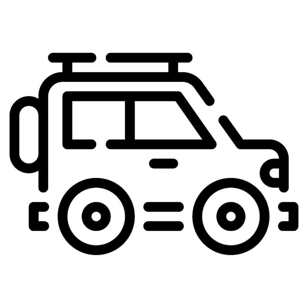 apagado la carretera vehículo icono ilustración, para uiux, infografía, etc vector