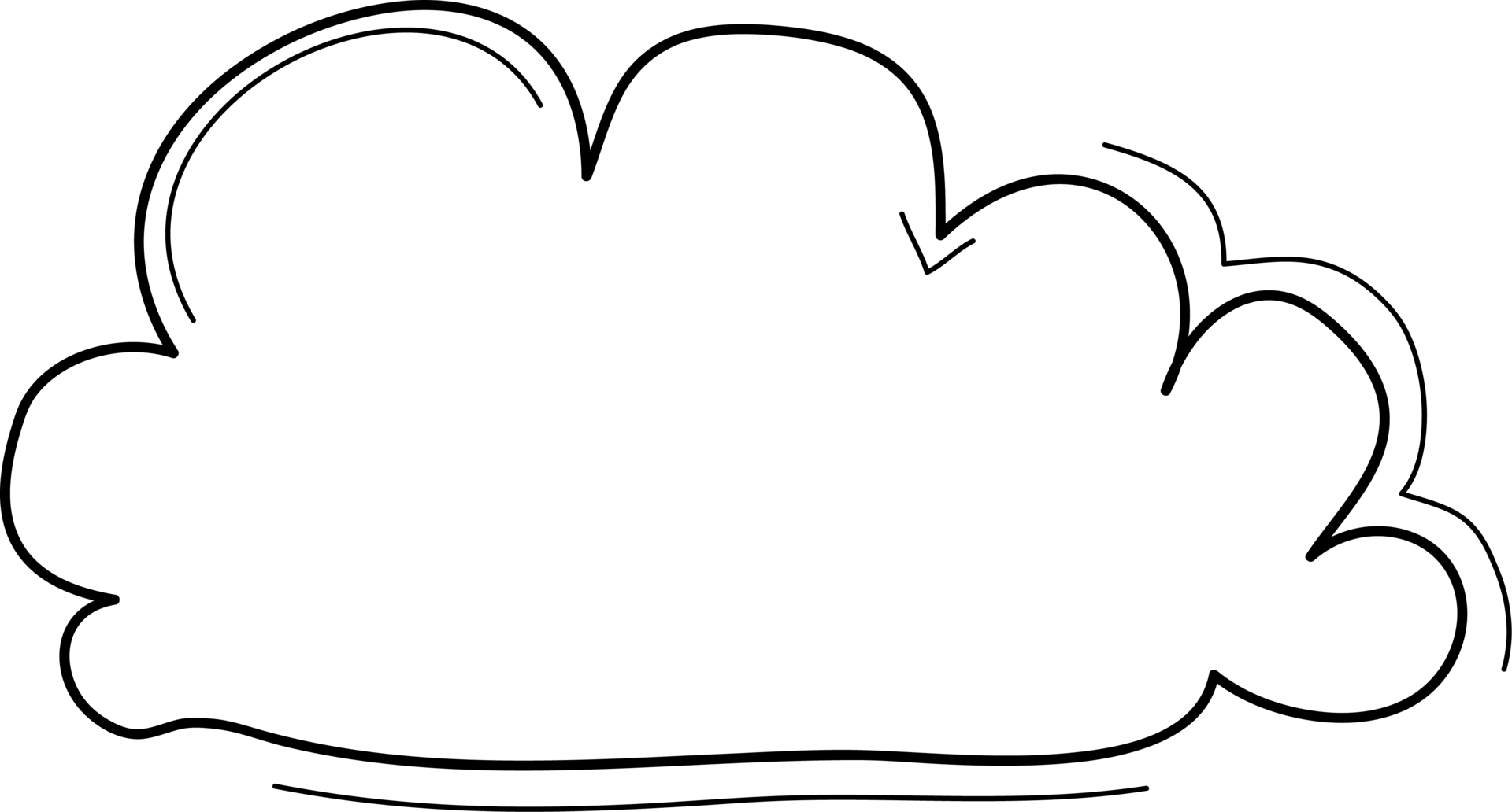 Hand drawn clouds, Transparent background 33539558 PNG