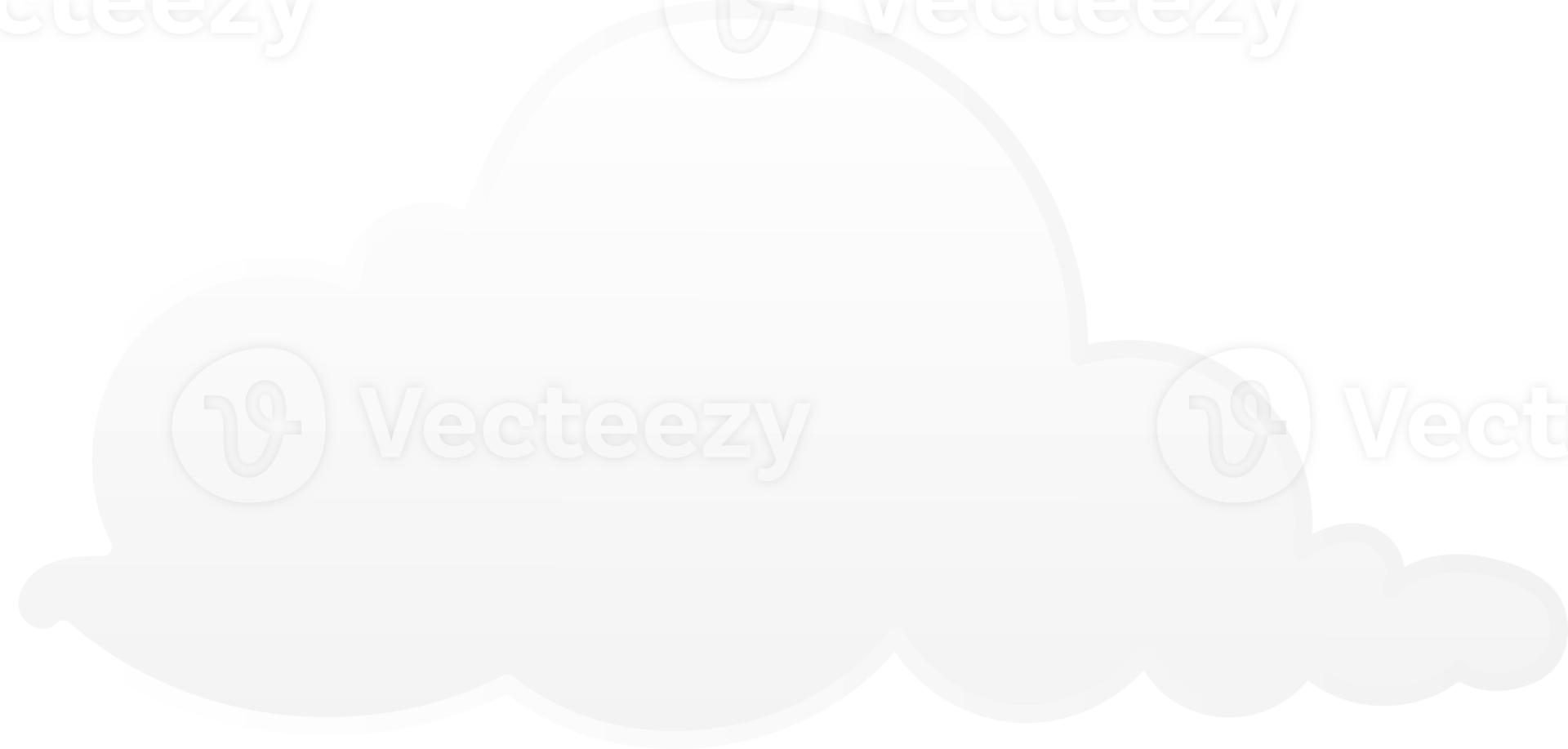 Illustration of clouds, Transparent background png