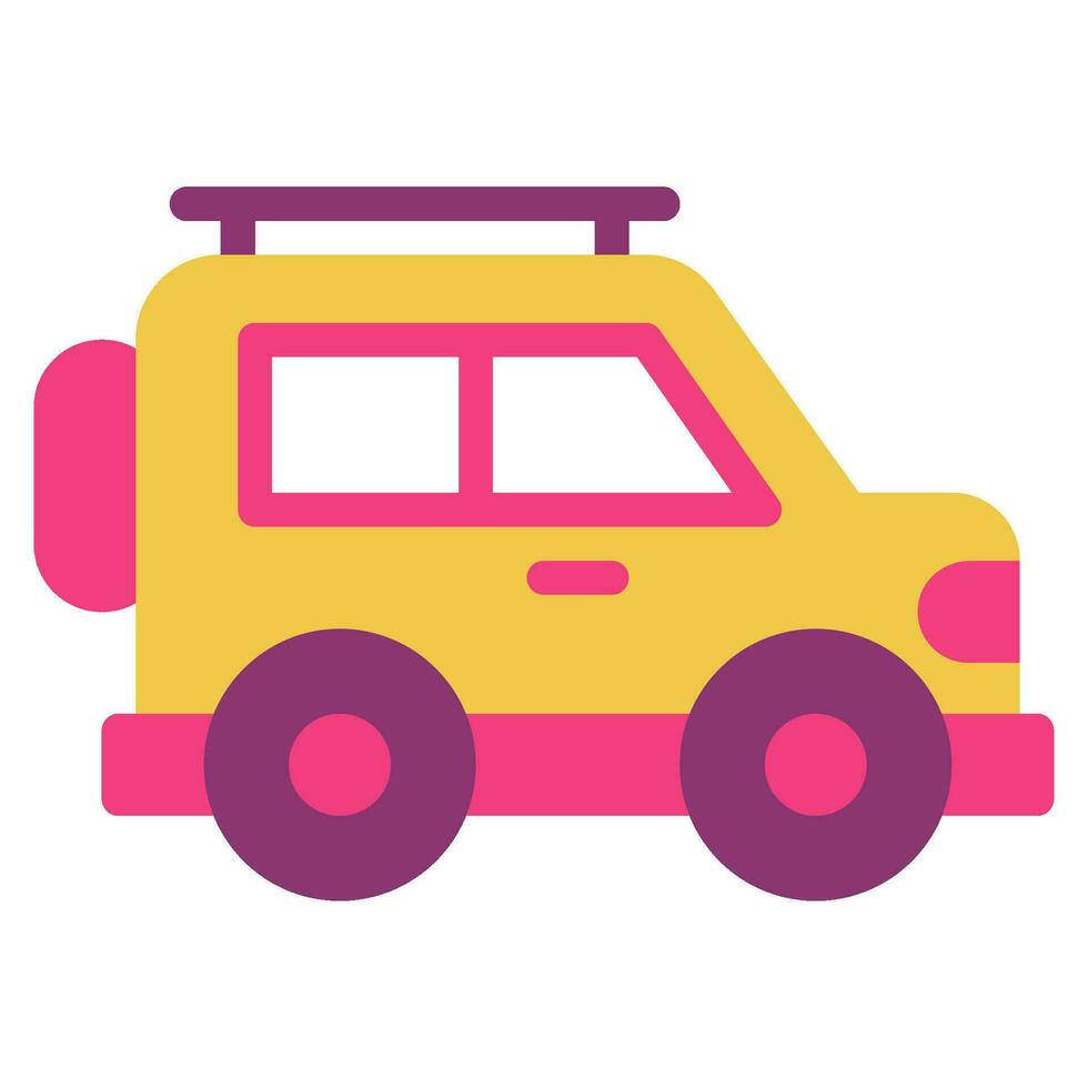 Off Road Vehicle icon Illustration, for UIUX, infographic, etc vector
