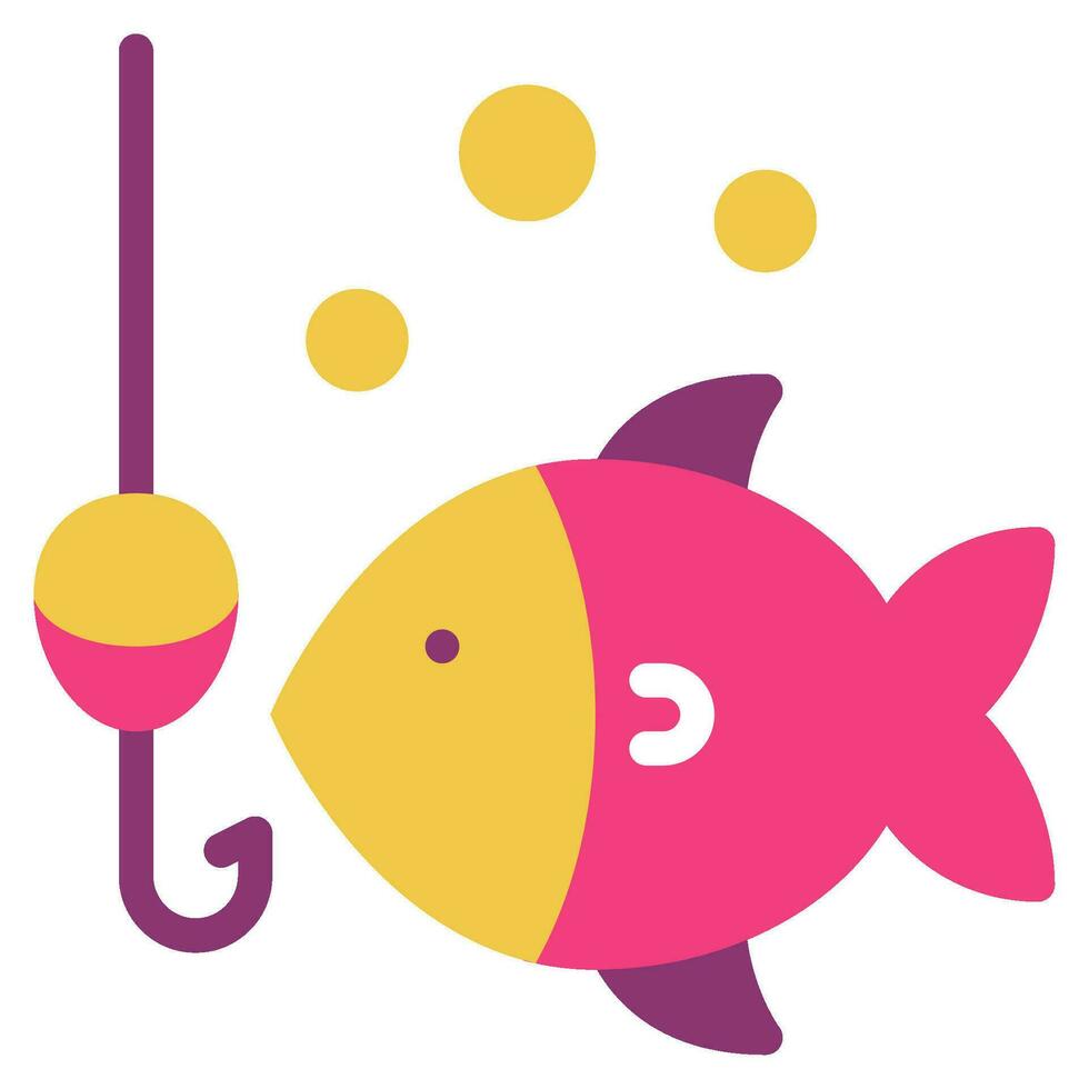 Fishing icon Illustration, for UIUX, infographic, etc vector