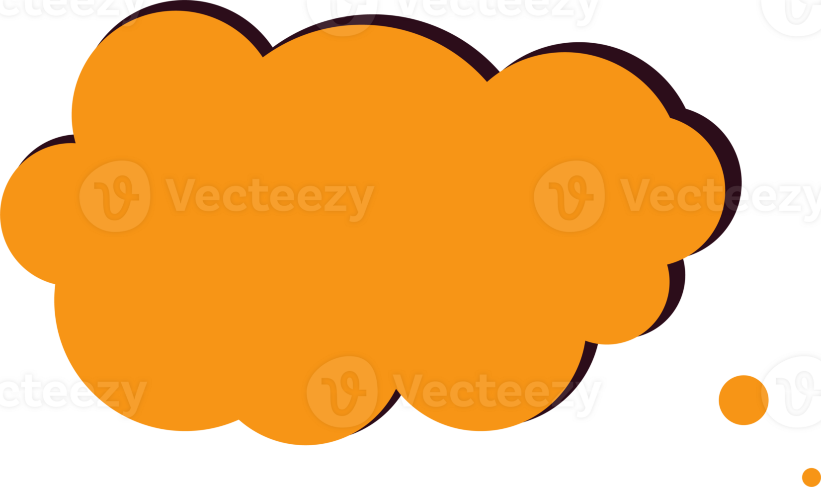 Bubbles for speech design, Transparent background png