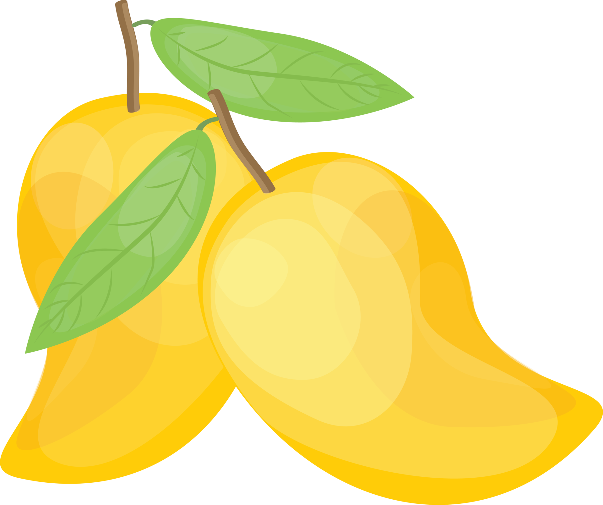 Mango fruit cartoon illustration, Transparent background 33539819 PNG