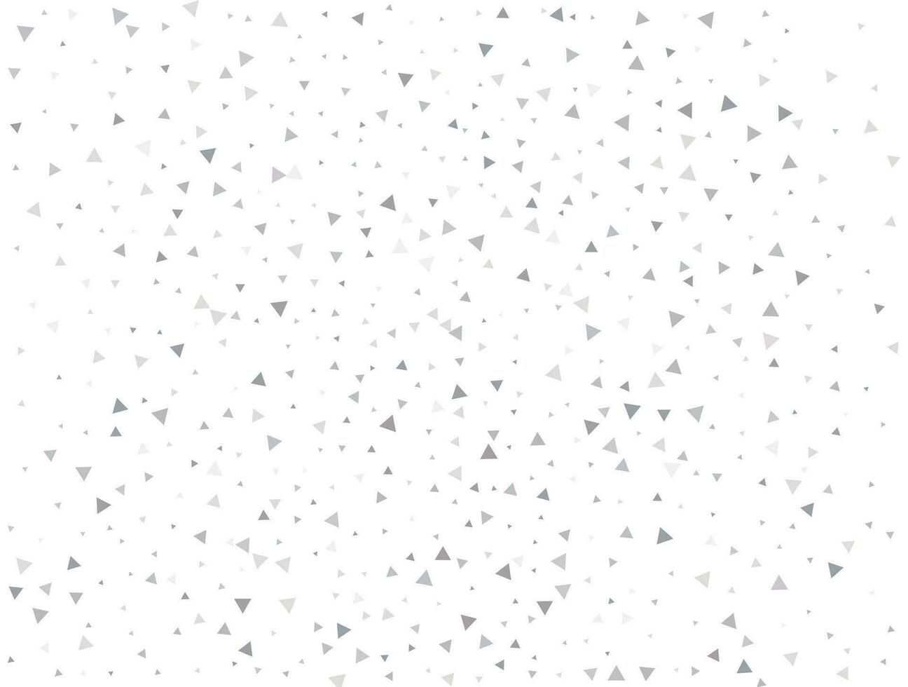 Luxury Light silver Triangular glitter confetti background. White festive texture vector