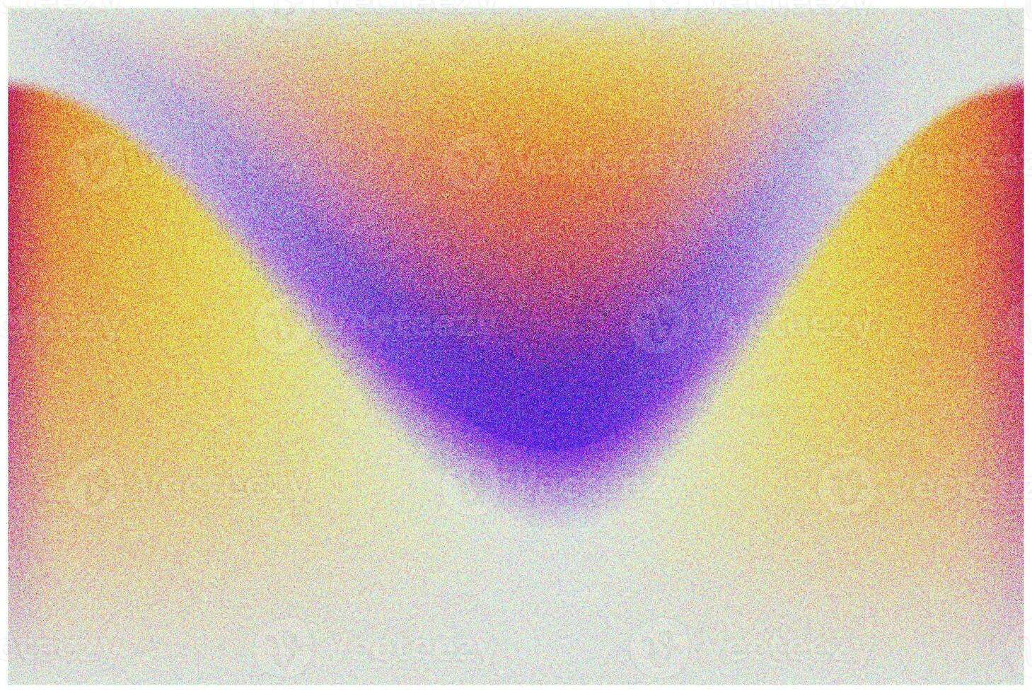 Color retro gradient vibrant abstract background. Noise grain dusty textured gradient photo