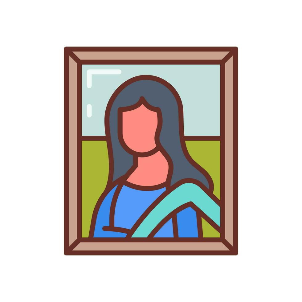 Ancient Painting icon in vector. Illustration vector