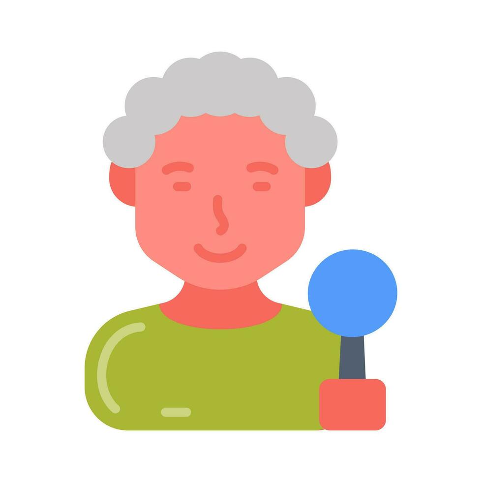 Historian icon in vector. Illustration vector