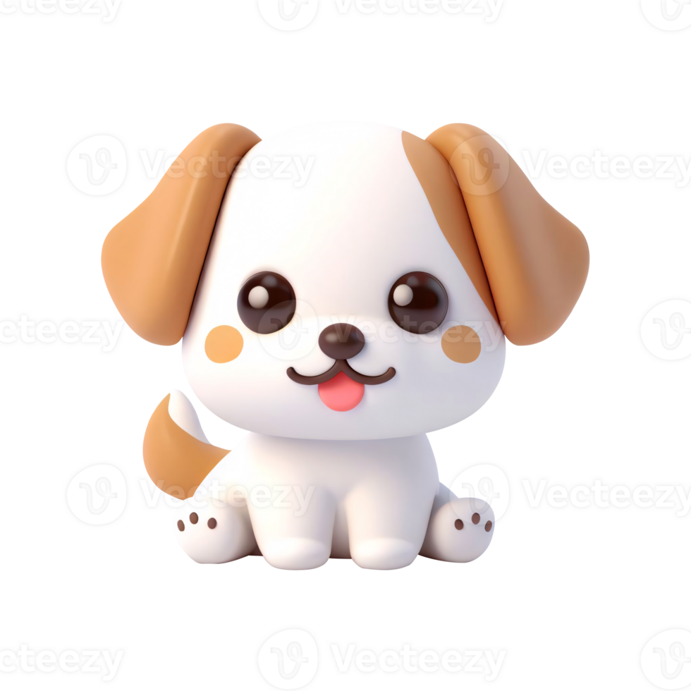 3d render do cachorro png