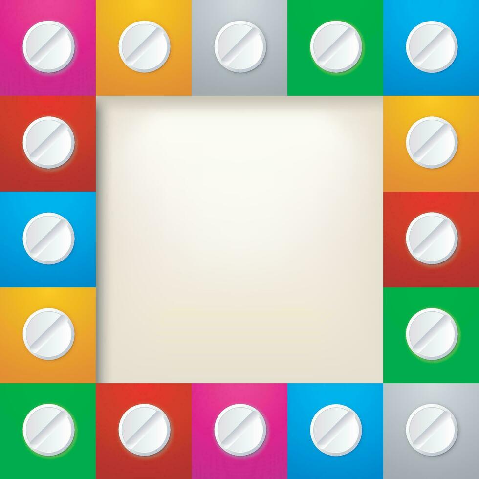 pills in set vector