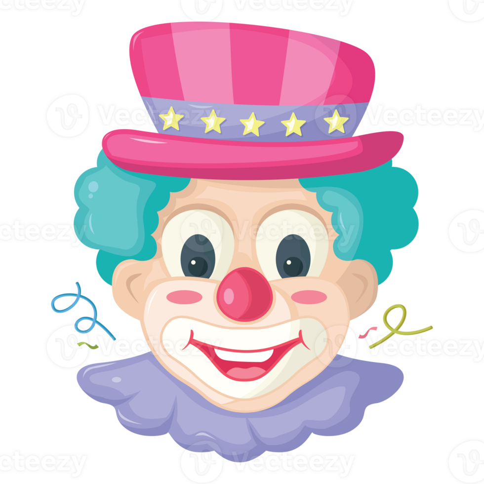 divertente festa clown png