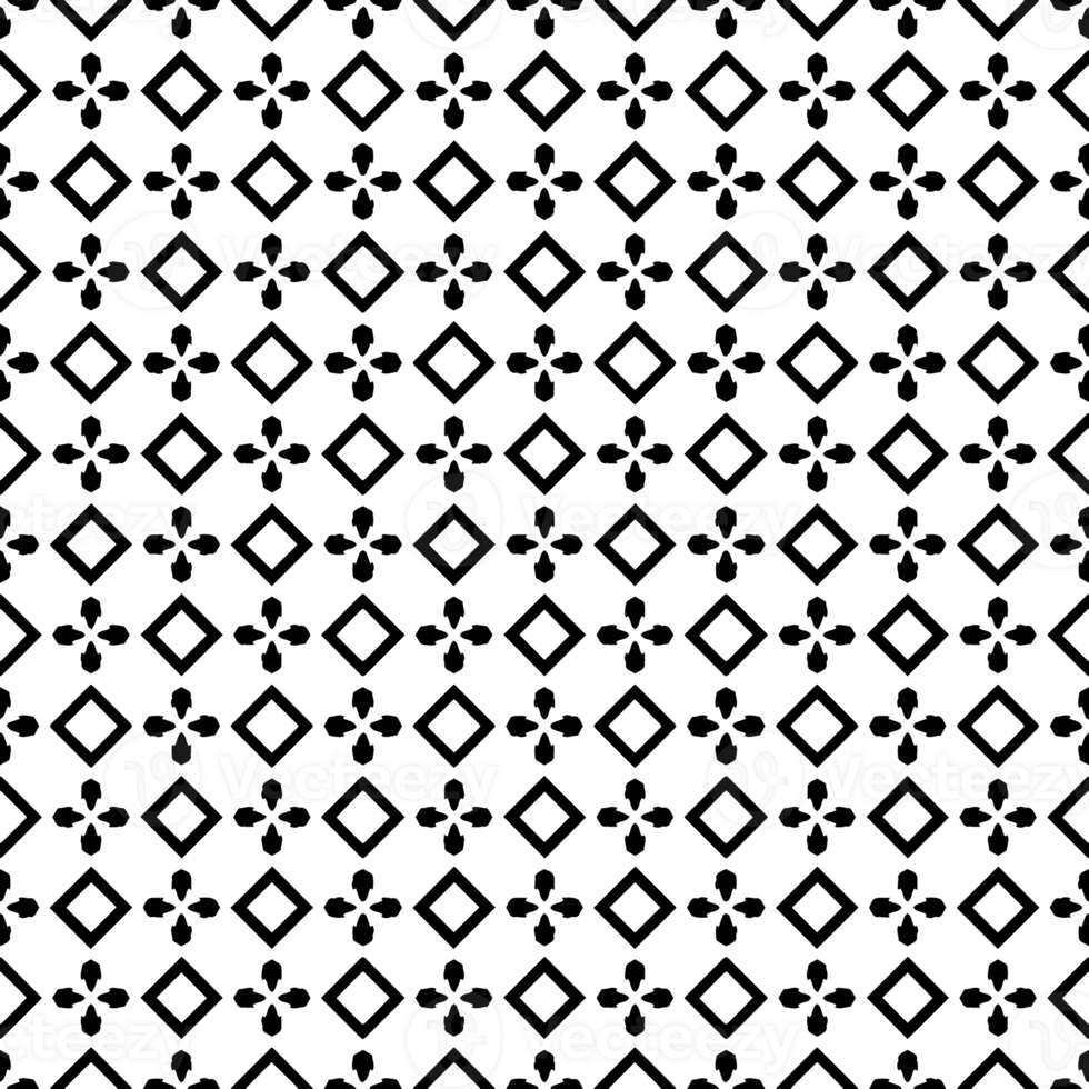 Black seamless abstract pattern. Overlay for background and backdrop. Ornamental design. PNG graphic illustration with transparent background.