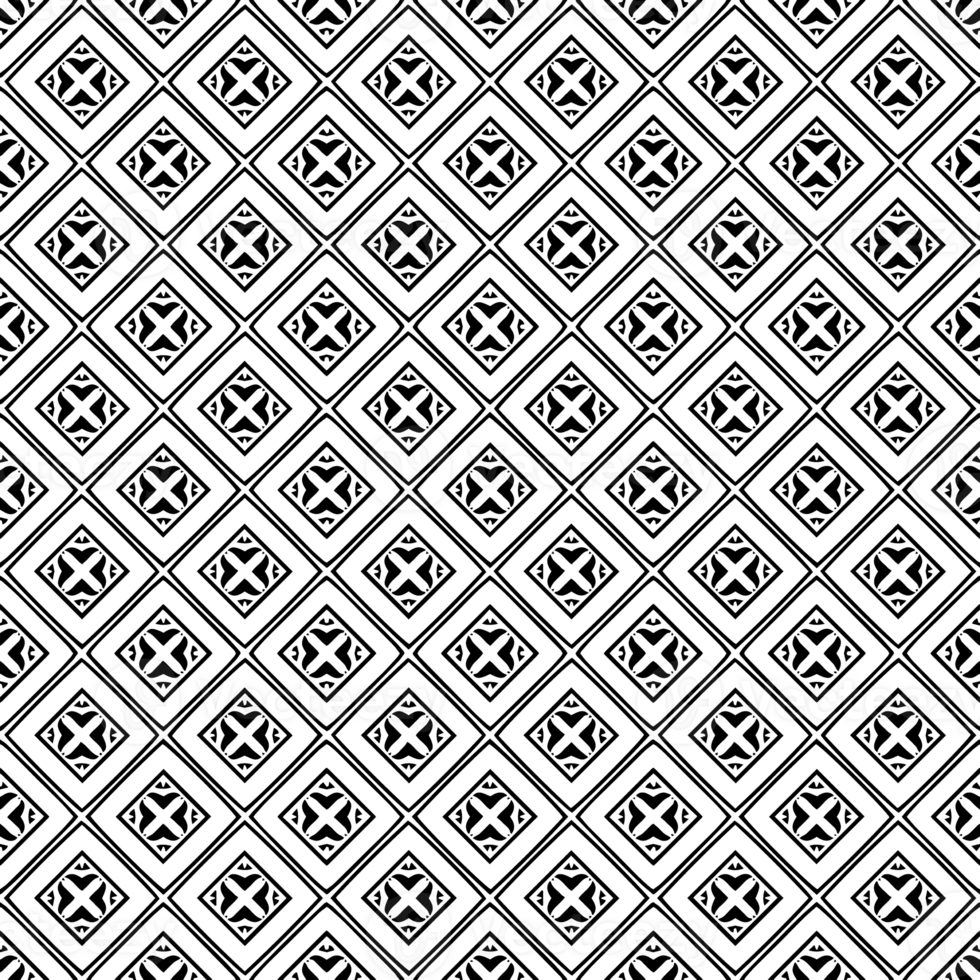 Black seamless abstract pattern. Overlay for background and backdrop. Ornamental design. PNG graphic illustration with transparent background.