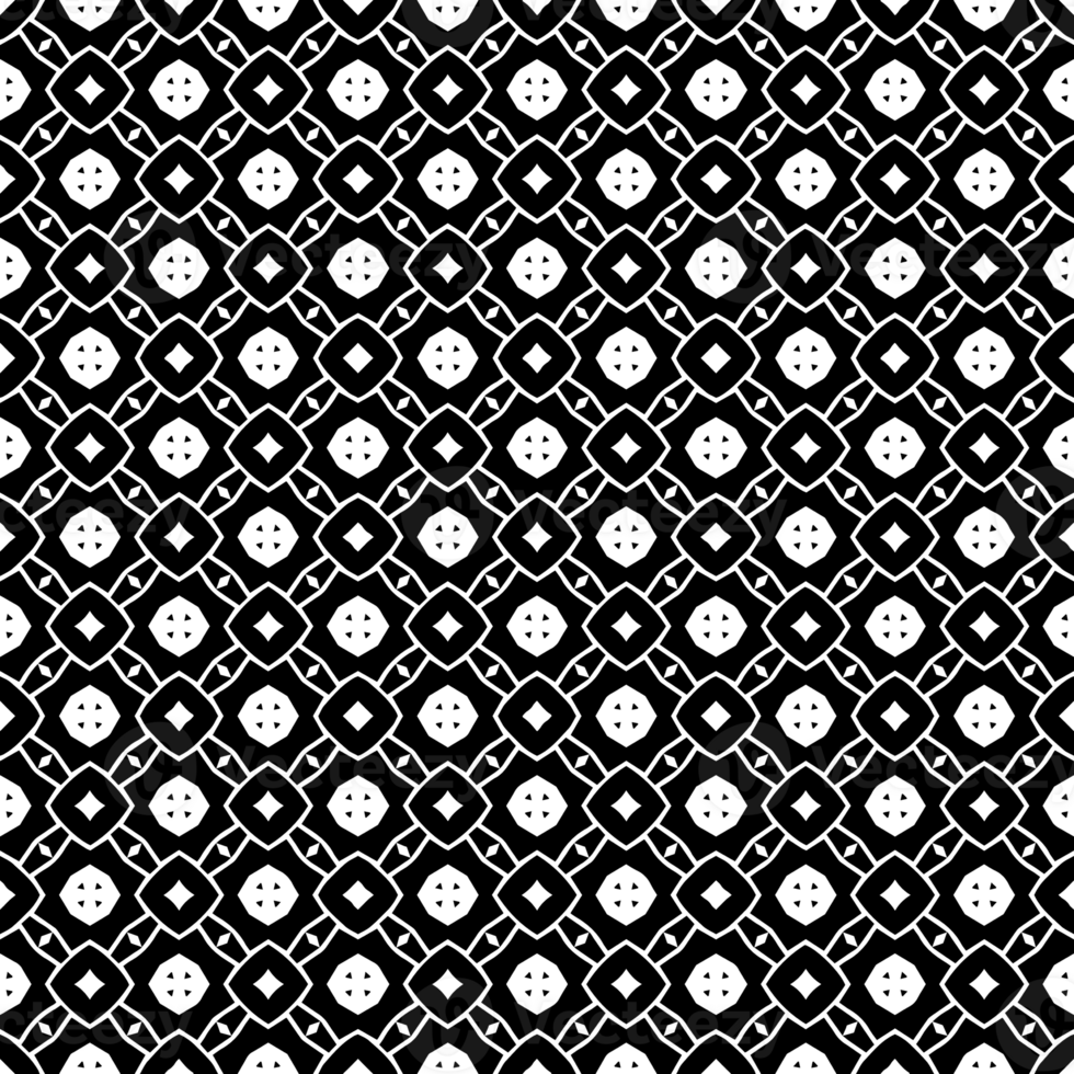 Black seamless abstract pattern. Overlay for background and backdrop. Ornamental design. PNG graphic illustration with transparent background.